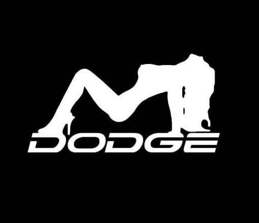 Dodge Mudflap Girl Vinyl Decal Stickers