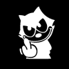 Felix the cat Flip off - Cartoon Decal Sticker