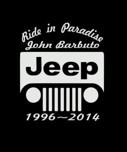 In loving Memory Jeep Decal Sticker