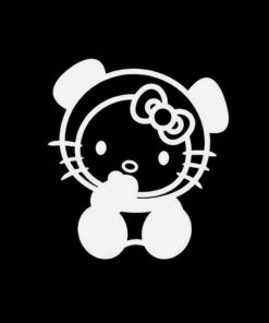 Hello Kitty Panda Vinyl Decal Sticker