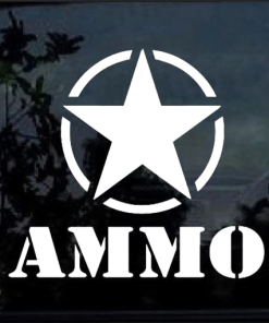 Ammo Jeep Star Jeep - Jeep Wrangler Decals