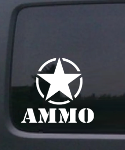 Ammo Jeep Star Jeep - Jeep Wrangler Decals