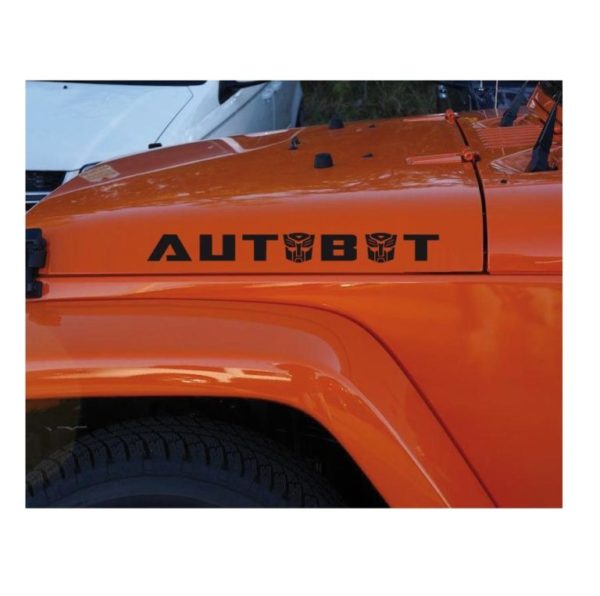 jeep hood transformers autobot Decal sticker