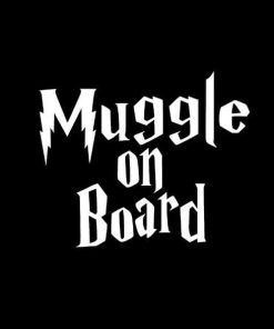 Baby Muggle On Board Harry Potter Vinyl Decal Stickers