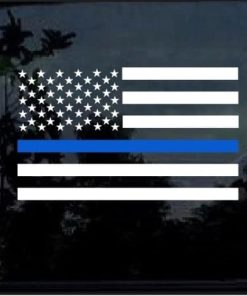 Blue lives Matter Sticker – Police lives Matter American Flag Decal2