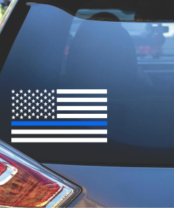 Blue lives Matter Sticker Police lives Matter American Flag Decal