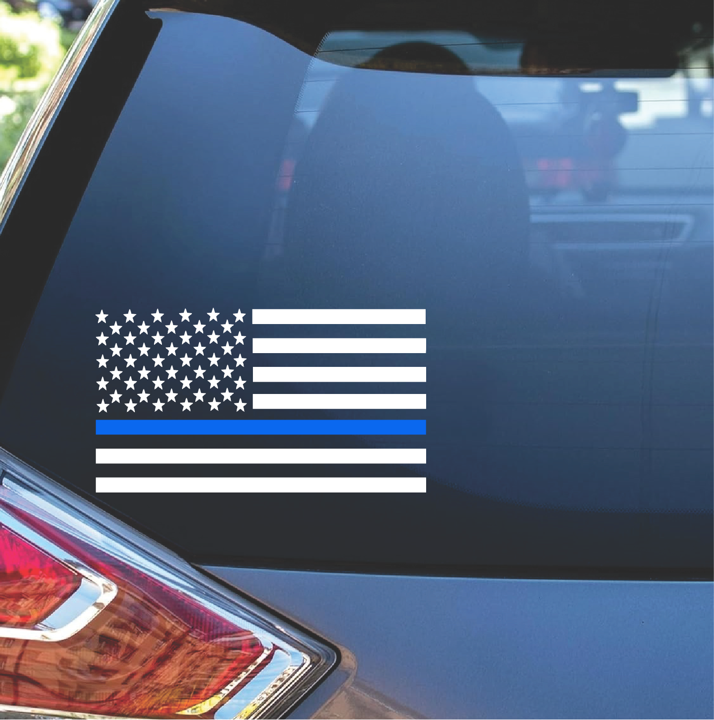 Blue lives Matter Sticker Police lives Matter American Flag Decal