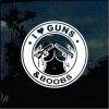 I Love Guns, Titties, & Motorcycles Decal - Made in USA - The Original! :  : Sports & Outdoors