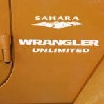 Jeep wrangler Unlimited Sahara Fender Jeep Decal Stickers