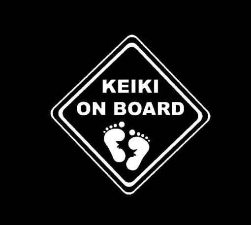 Keiki On Board Hawaii Vinyl Decal Stickers