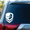 Punisher Skull A2 Window Decal Sticker