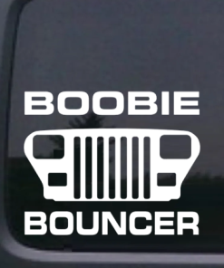 Jeep Boobie Bouncer Jeep - Jeep Wrangler Decals