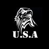 USA Eagle Head Vinyl Decal Stickers