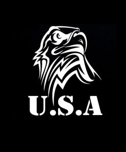 USA Eagle Head Vinyl Decal Stickers