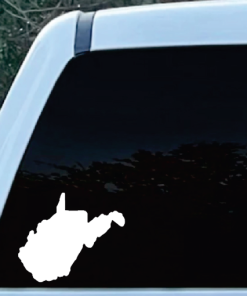 West Virginia State Silhouette Decal Sticker