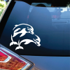 Dolphin - Dolphins Jumping window decal Sticker