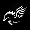 Winged Flying Horse Vinyl Decal Stickers