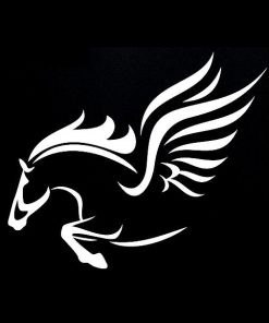 Winged Flying Horse Vinyl Decal Stickers