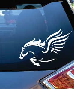 Winged Flying Horse Window decal Sticker