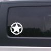Jeep distressed star window decal sticker