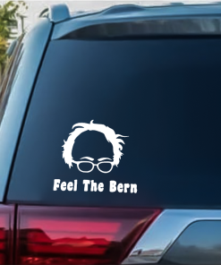 Feel the bern Bernie Sanders window decal Sticker