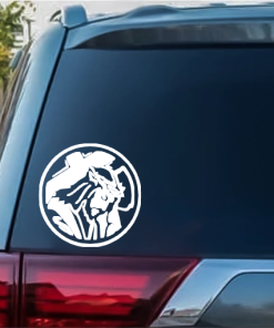 Jesus and Cross Round Christian Christian stickers for your car and trucks