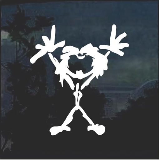 Pearl Jam Stickman Window Decal Sticker 1 Custom Sticker Shop