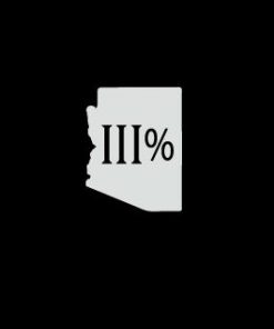 Arizona 3 percenter Vinyl Decal Stickers