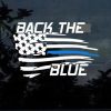 Back the Blue Window Decal Sticker