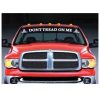Don't tread on me windshield banner