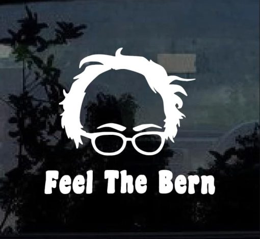 Feel the bern Bernie Sanders Vinyl Decal Sticker