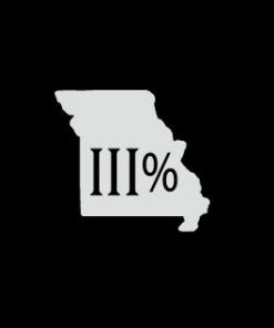 Missouri 3 percenter Vinyl Decal Stickers