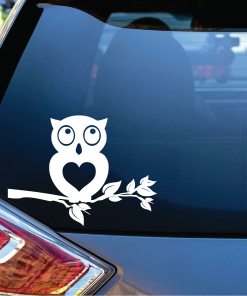 Owl Owls A2 window decal Sticker