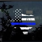 Texas Back the Blue window decal Sticker