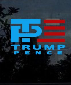 Trump Pence 2016 Window Decal Sticker