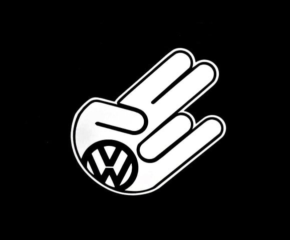 VW Volkswagen Shocker Window Decal Sticker A2