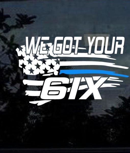 We got your six 6ix 2 color Decal Sticker – Custom Sticker Shop