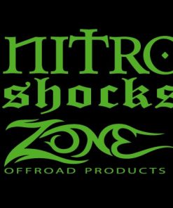 Zone Nitro Shock Vinyl Decal Stickers set of 2