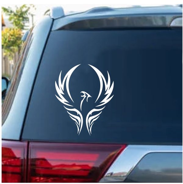 Tribal Phoenix Decal Sticker