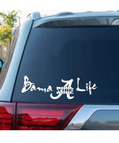 Bama Life Roll Tide Roll Alabama Window Decal Sticker