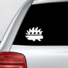 Libertarian Porcupine window decal Sticker