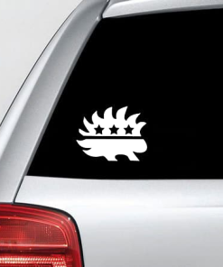 Libertarian Porcupine window decal Sticker