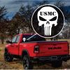 USMC Marines Punisher Skull Truck Window Decal Sticker