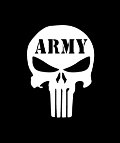 Punisher Skull Army Vinyl Decal Stickers