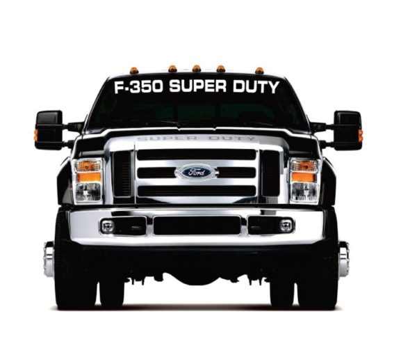 f350 super duty windshield decal sticker