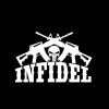 Punisher Infidel Crossed Ar Vinyl Decal Stickers a2