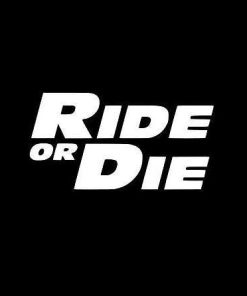 Ride or Die Paul Walker Vinyl Decal Stickers