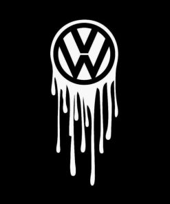 VW Volkswagen Drip Vinyl Decal Stickers