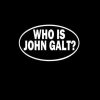 Who is John Galt Vinyl Decal Stickers