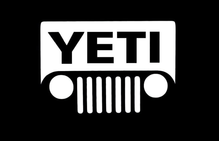 Yeti Jeep Decal Sticker - Midwest Sticker Shop